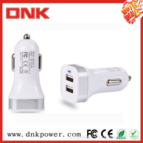 2015 Newest 5V 5.2A/3A Automatic USB Cheap Car Charger